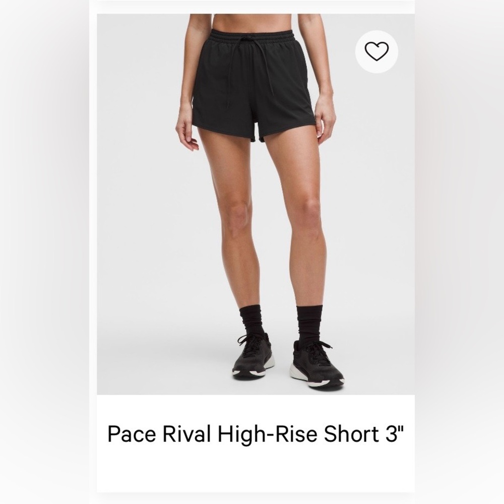 Lululemon Pace Rival Shorts